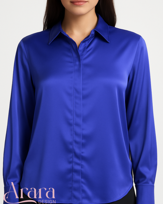 Camisa satinada